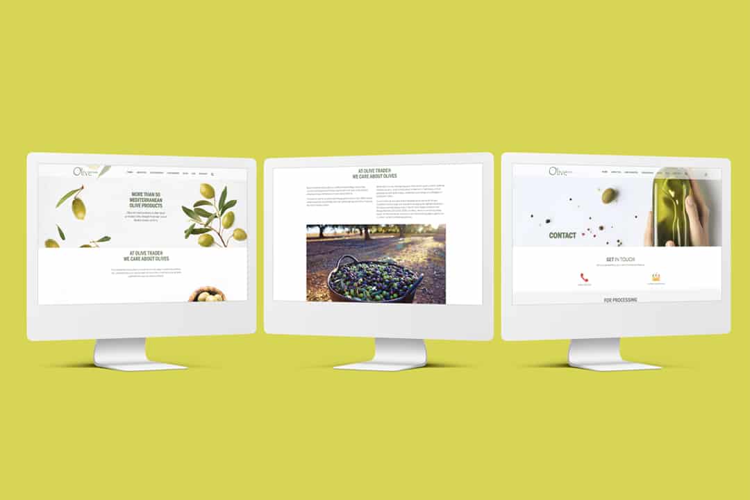 Olive trade website ux/ui