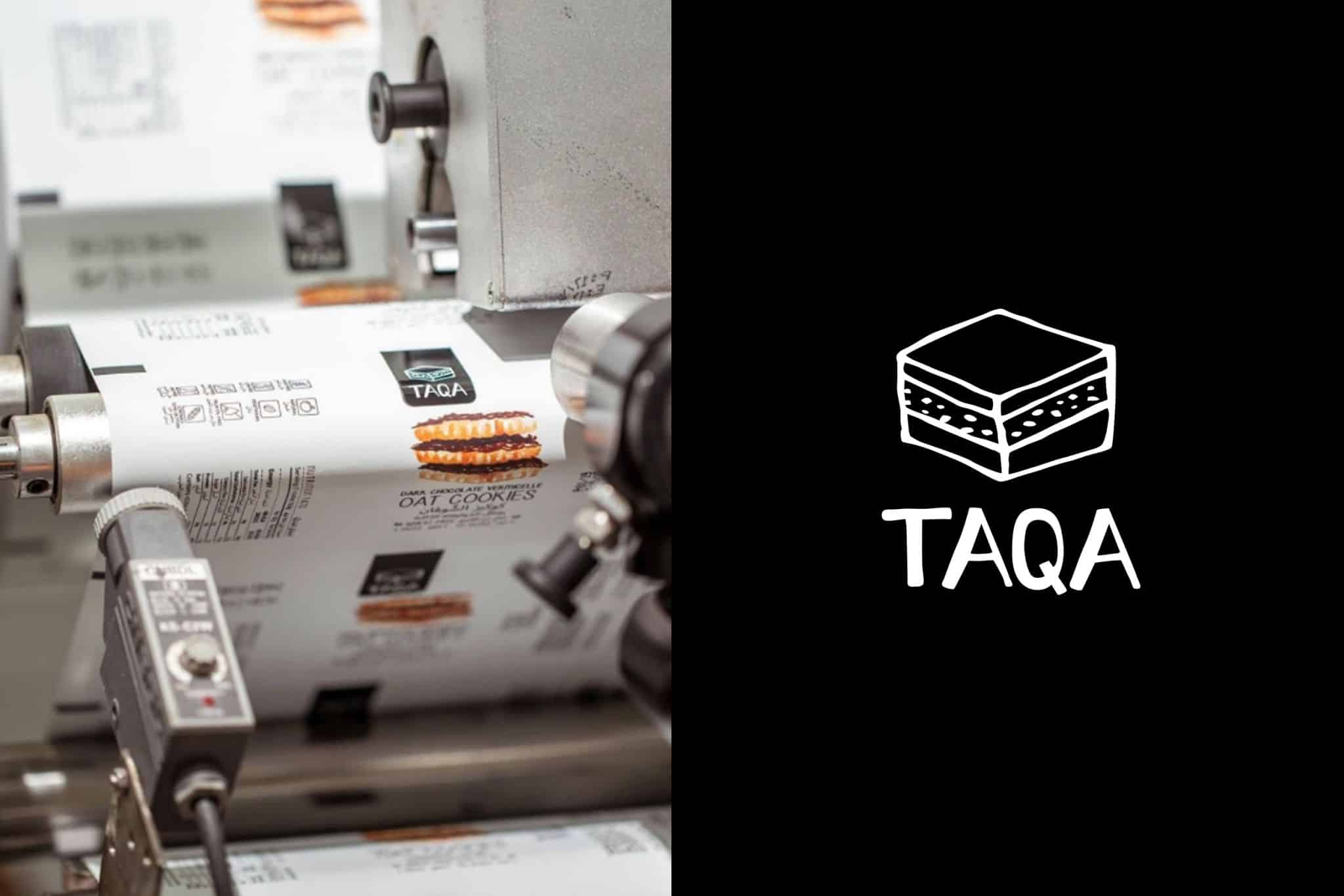 Taqa branding and packaging