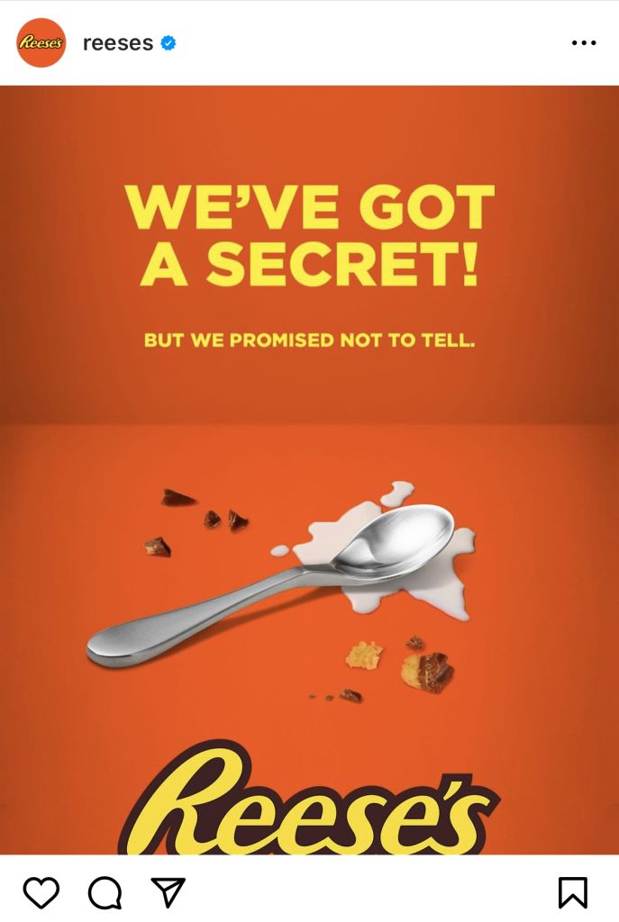 Reese's social media post mifits digital