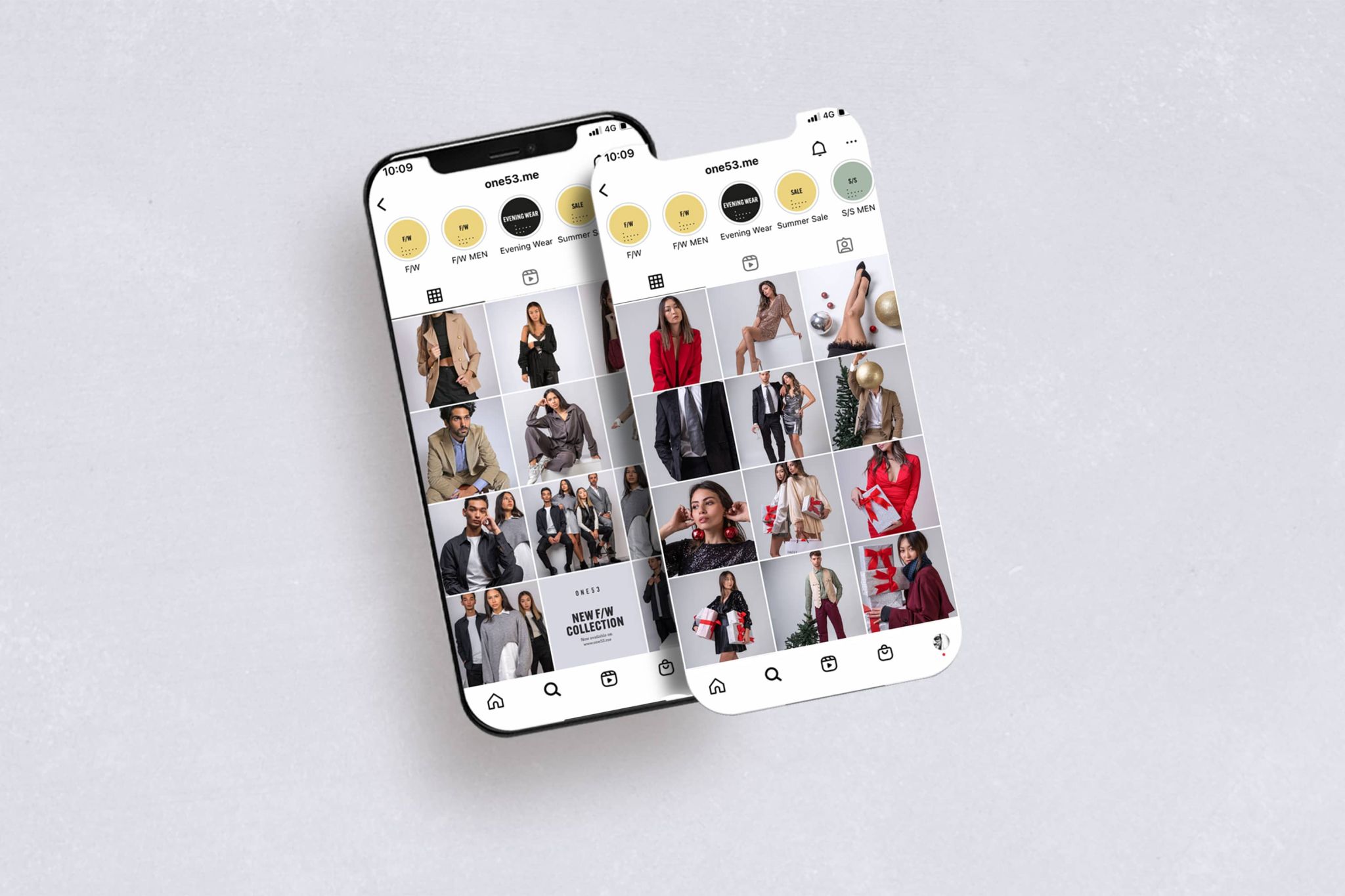 social media management for one53 clothing brand 7