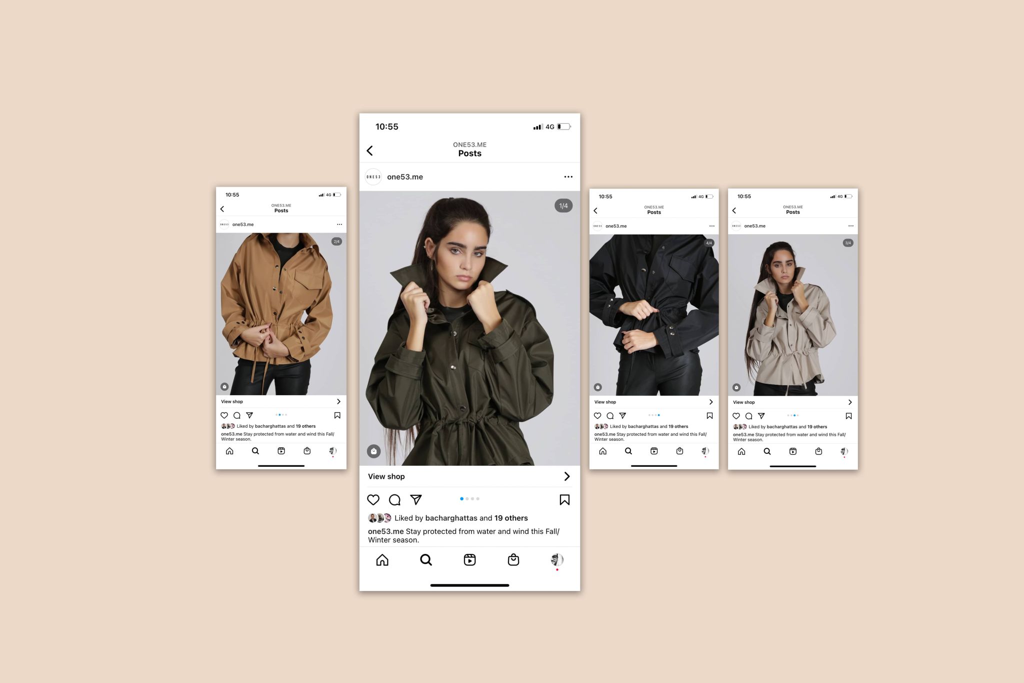 social media management for one53 clothing brand 5