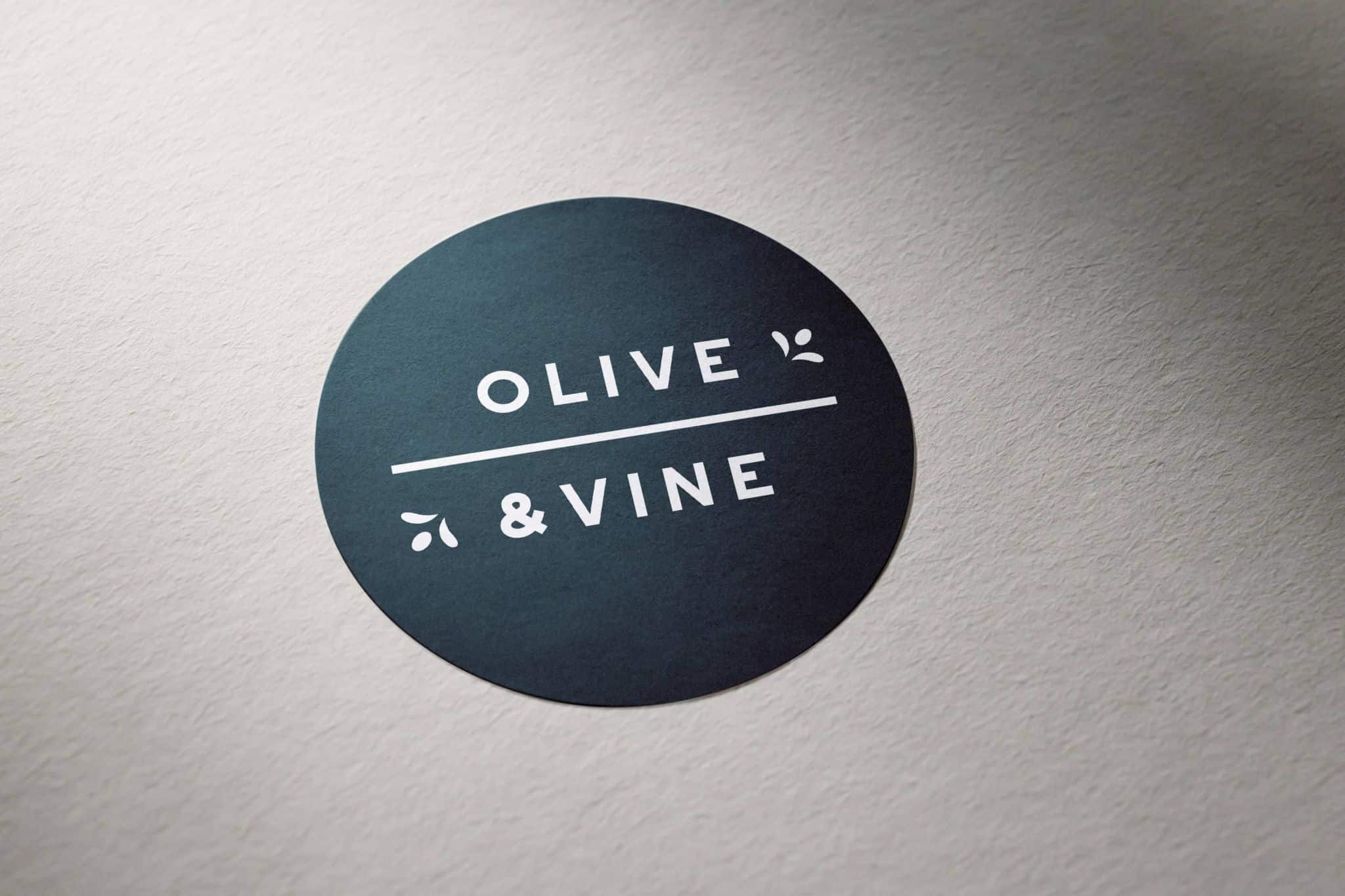 Olive and Vine branding by misfits digital